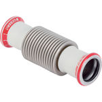 Compensador axial Geberit Mapress acero al carbono con manguitos de compresión: d'=28mm